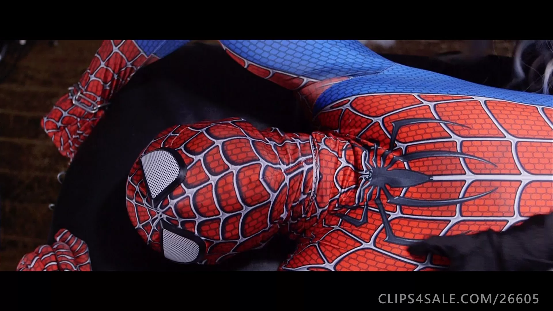 UKTickling – Black Cat & Spiderman Part 2 Never Let A Black Cat Cross Your Path.webp
