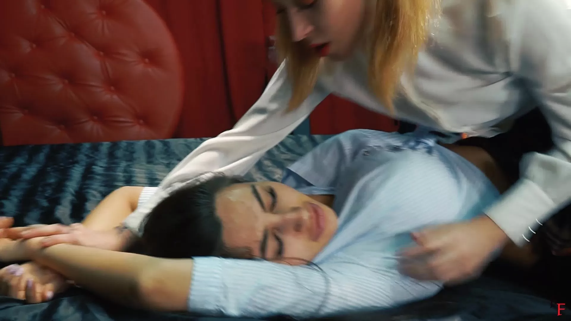 RussianFetish - Schoolgirl dominates - Tickling and kissing Ada against her will.webp