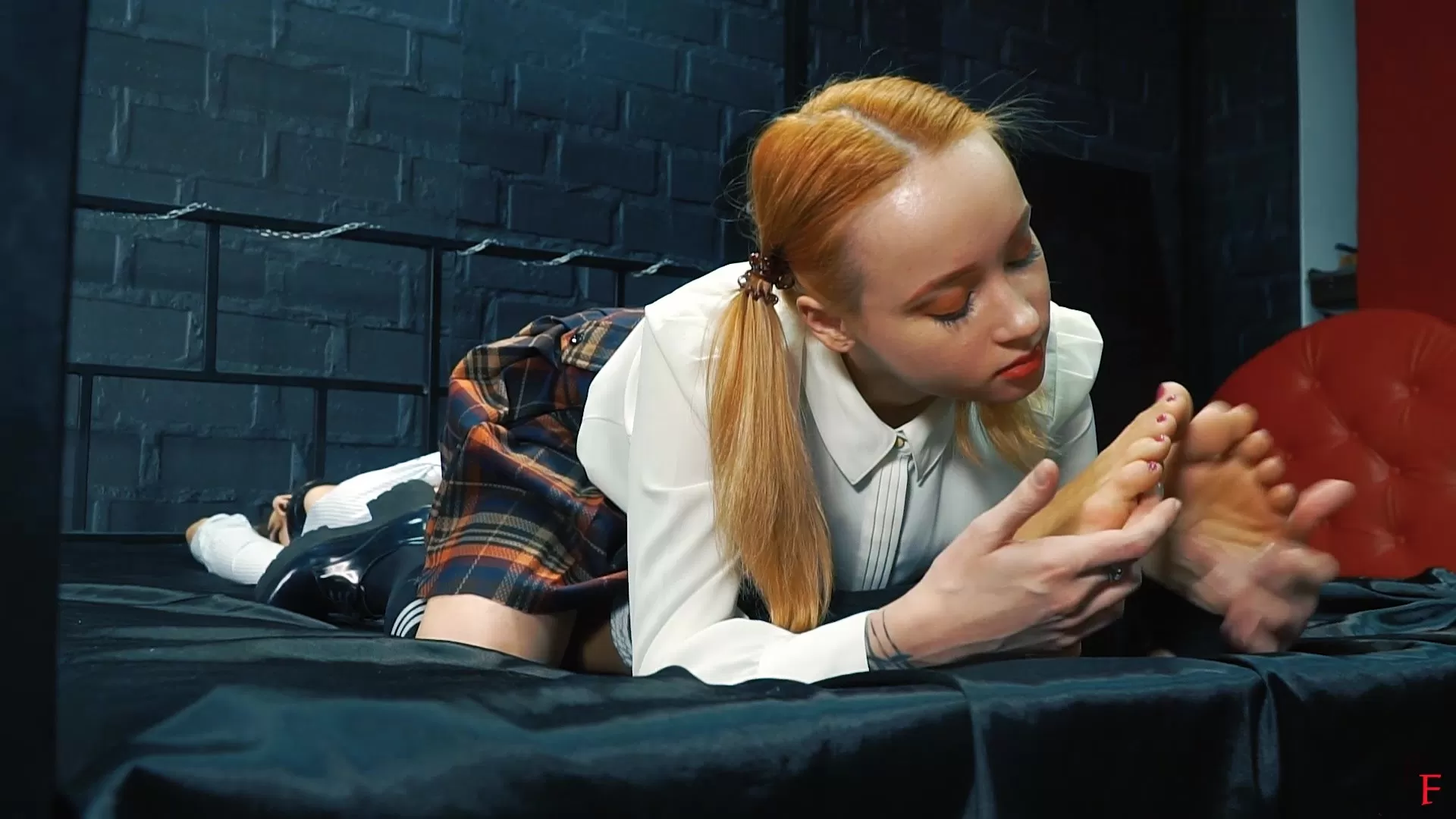 RussianFetish - Schoolgirl dominates - Tickling and kissing Ada against her will.webp