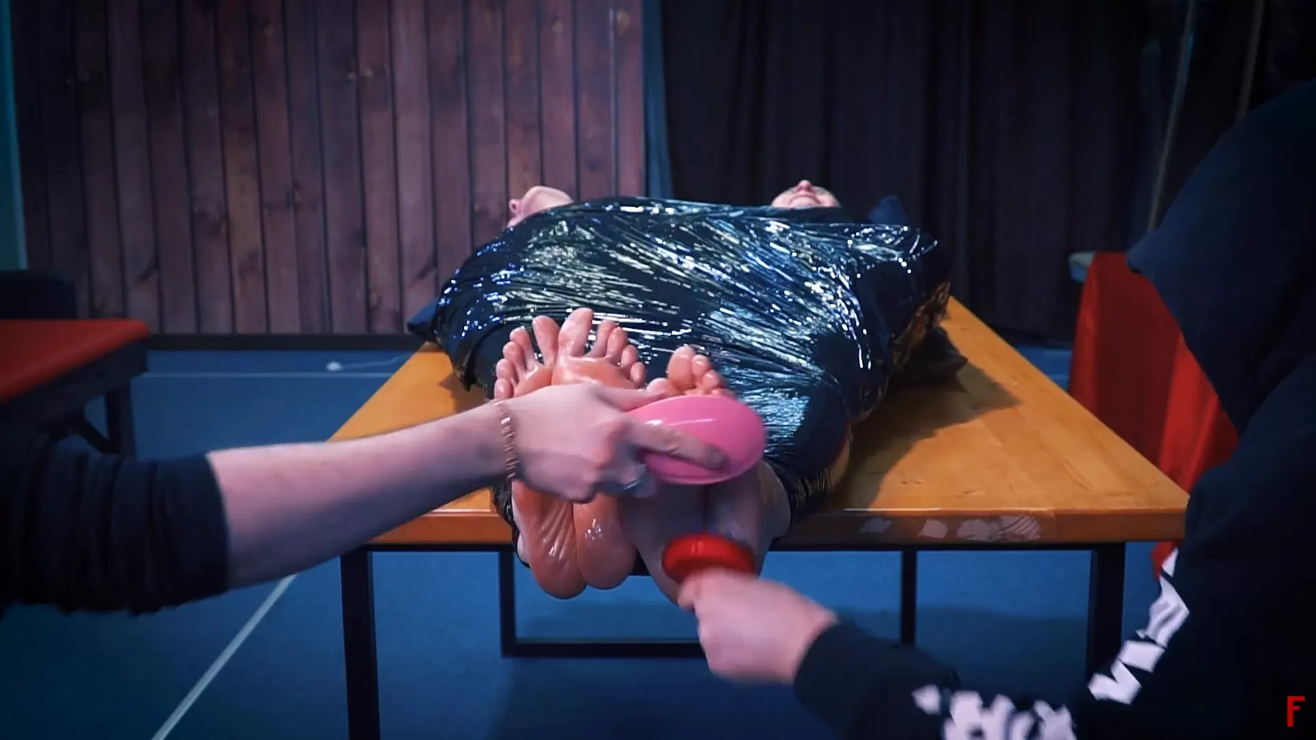 RussianFetish – Tickling protruding feet out of big cocoon with Ulyasha and Tai.webp