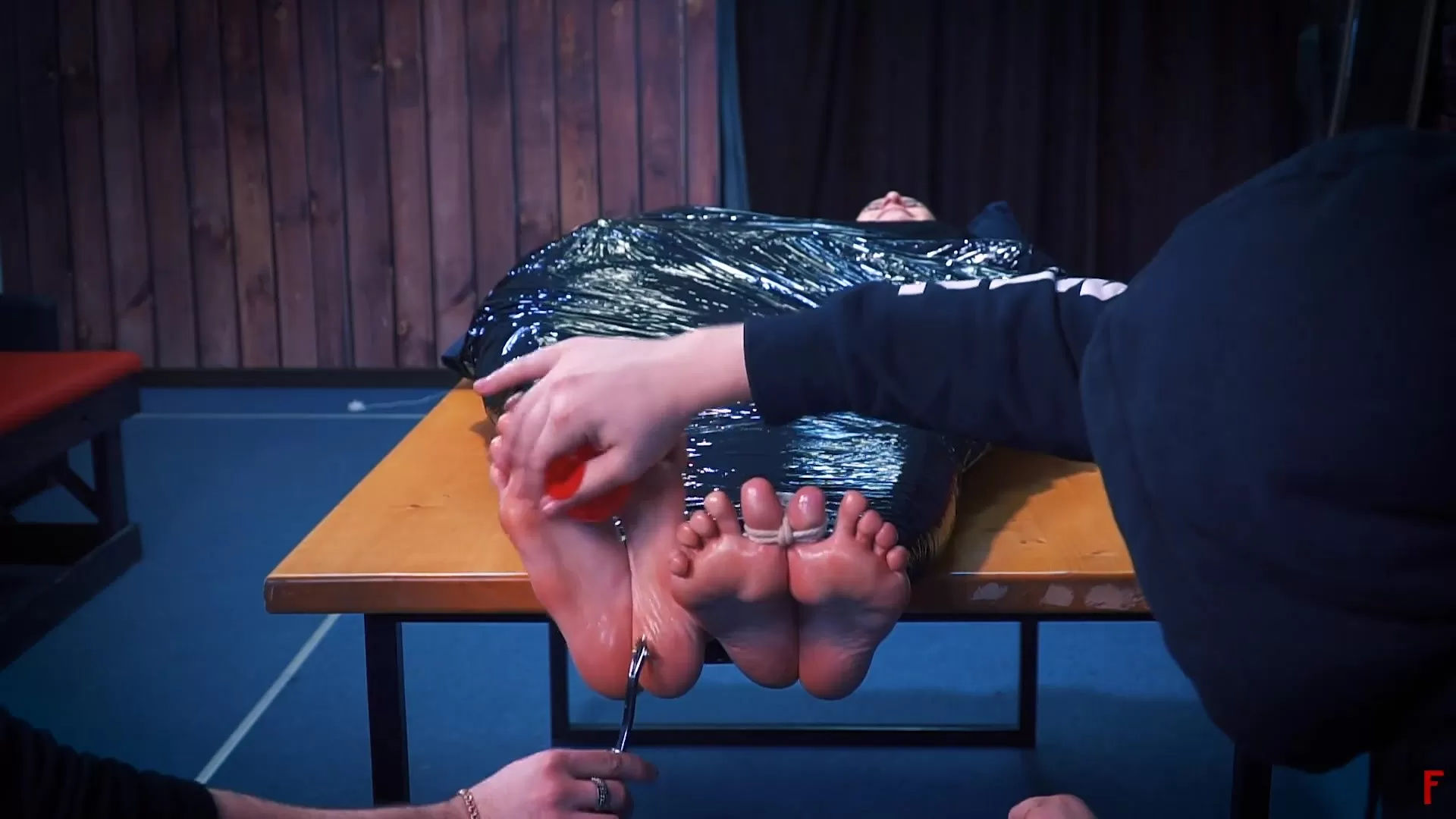 RussianFetish – Tickling protruding feet out of big cocoon with Ulyasha and Tai.webp