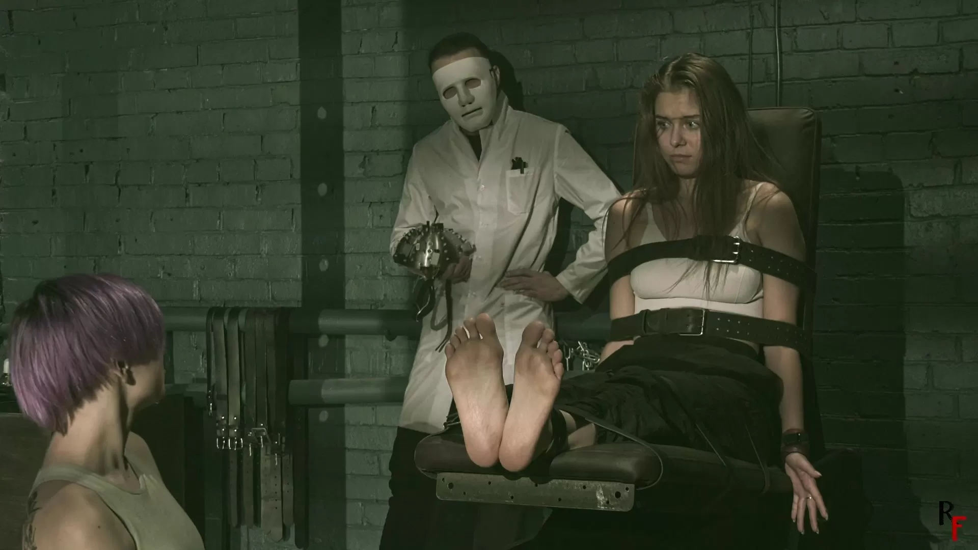 RussianFetish – Psy Helmet 2 – Leya meets Mad Doc and his tickle toy Astrid.00.webp