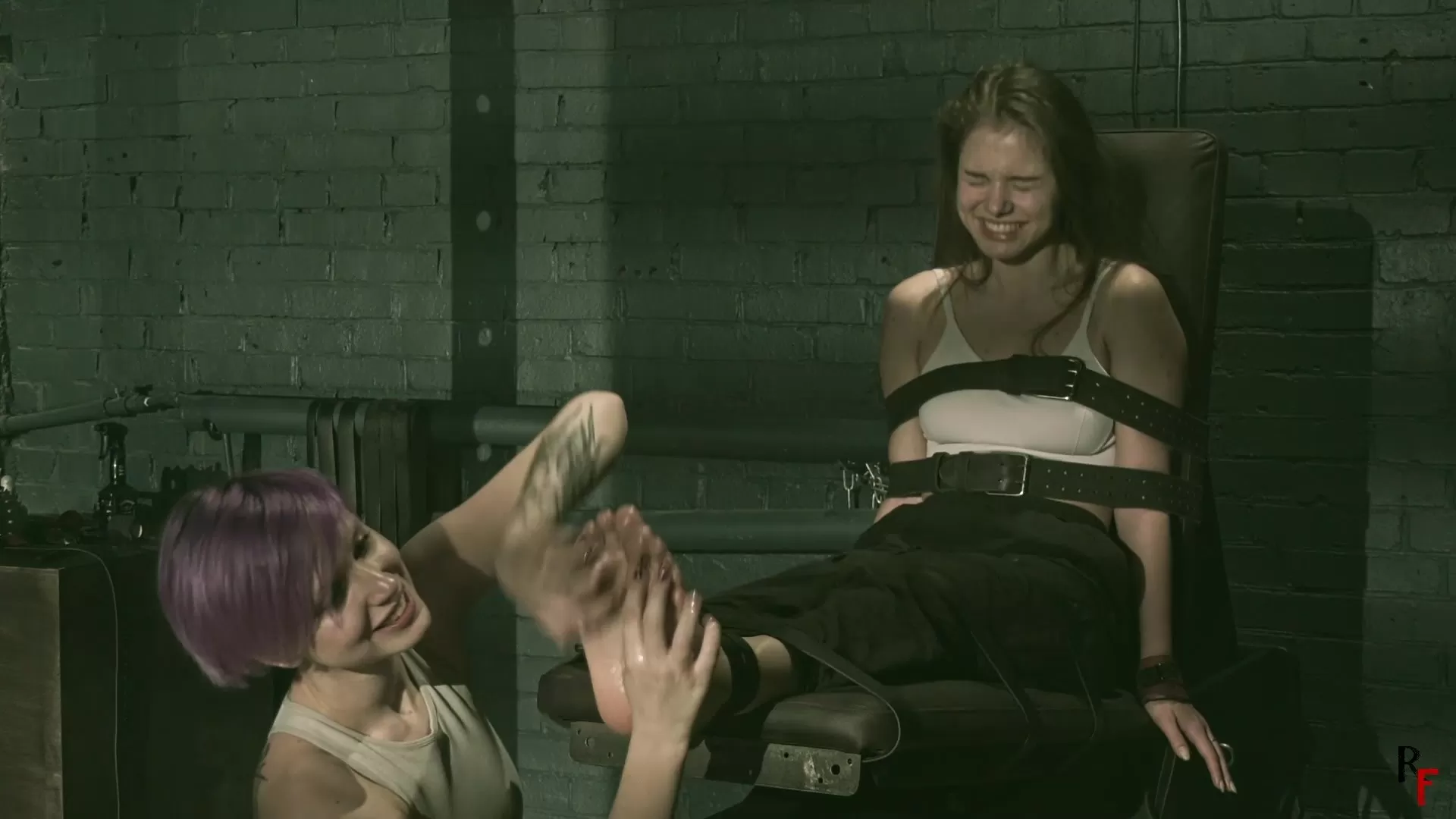 RussianFetish – Psy Helmet 2 – Leya meets Mad Doc and his tickle toy Astrid.00.webp