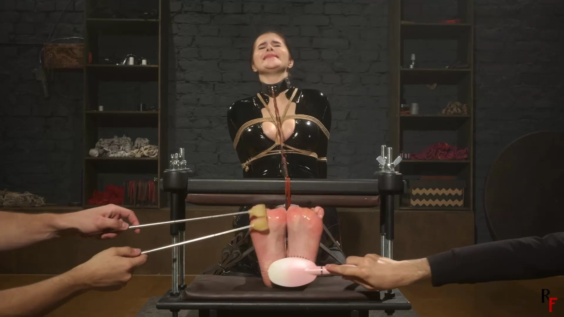RFStudioProduction – Pandora – A Tickle Toy – Catsuit, Toe Press, Large Ballg.webp