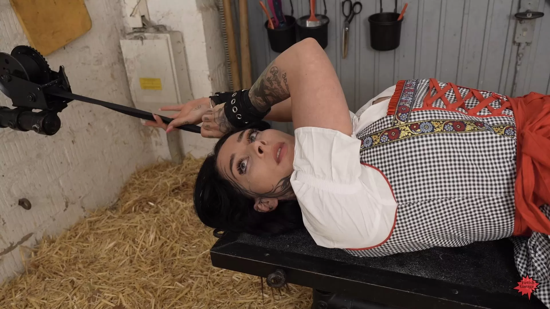 FetishGarage – Lena Being Tickled on the Stretching Bench in the Garage.mp4_sna.webp