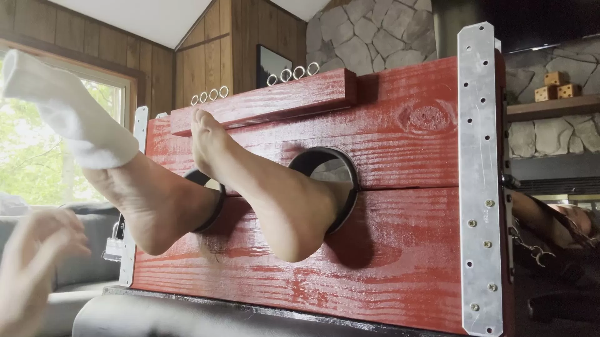 LaughsAndLust – Lacie’s Full Body Tickling in Stocks Upper Body, Bare Feet in .webp