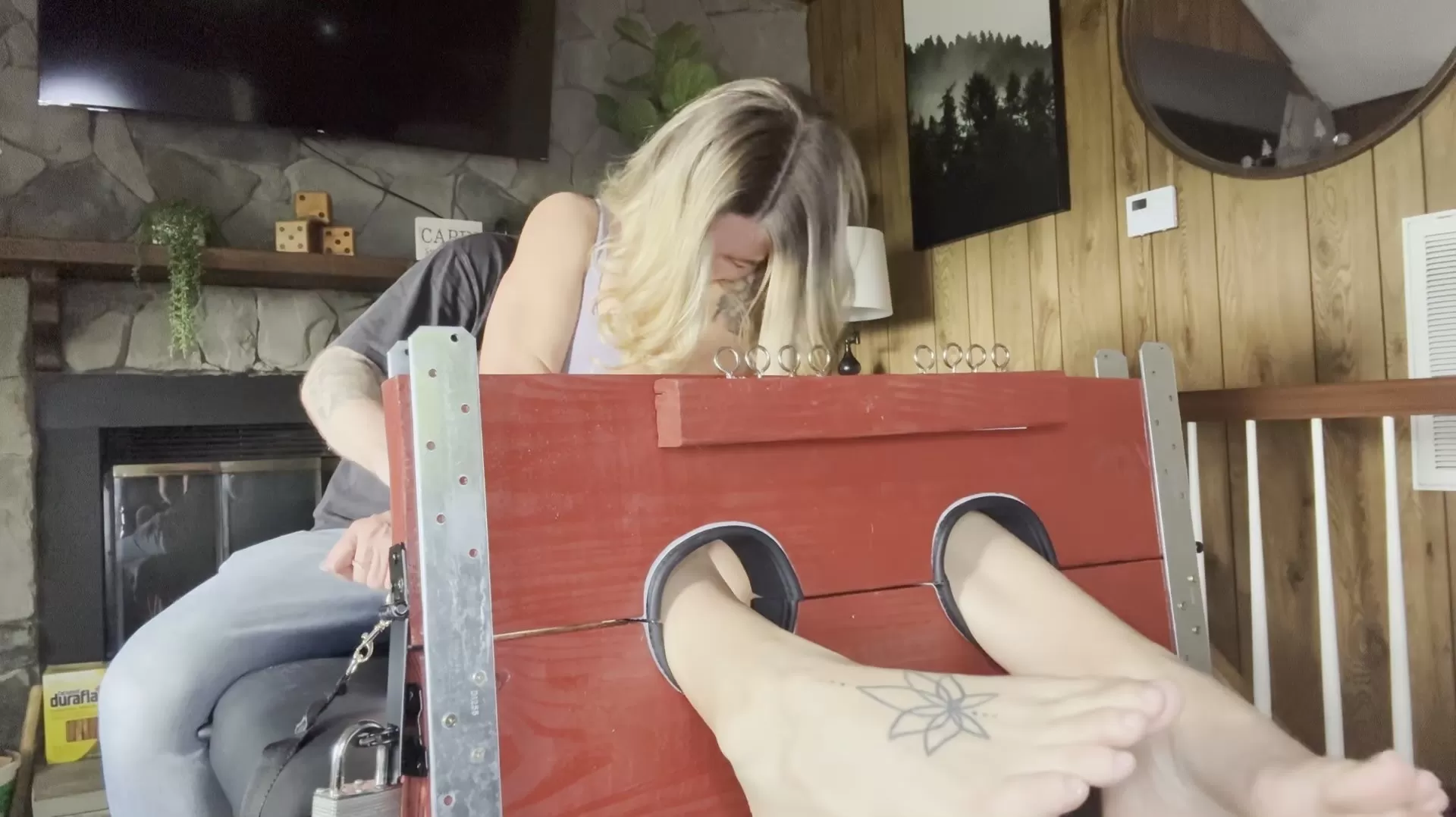 LaughsAndLust – Lacie’s Full Body Tickling in Stocks Upper Body, Bare Feet in .webp