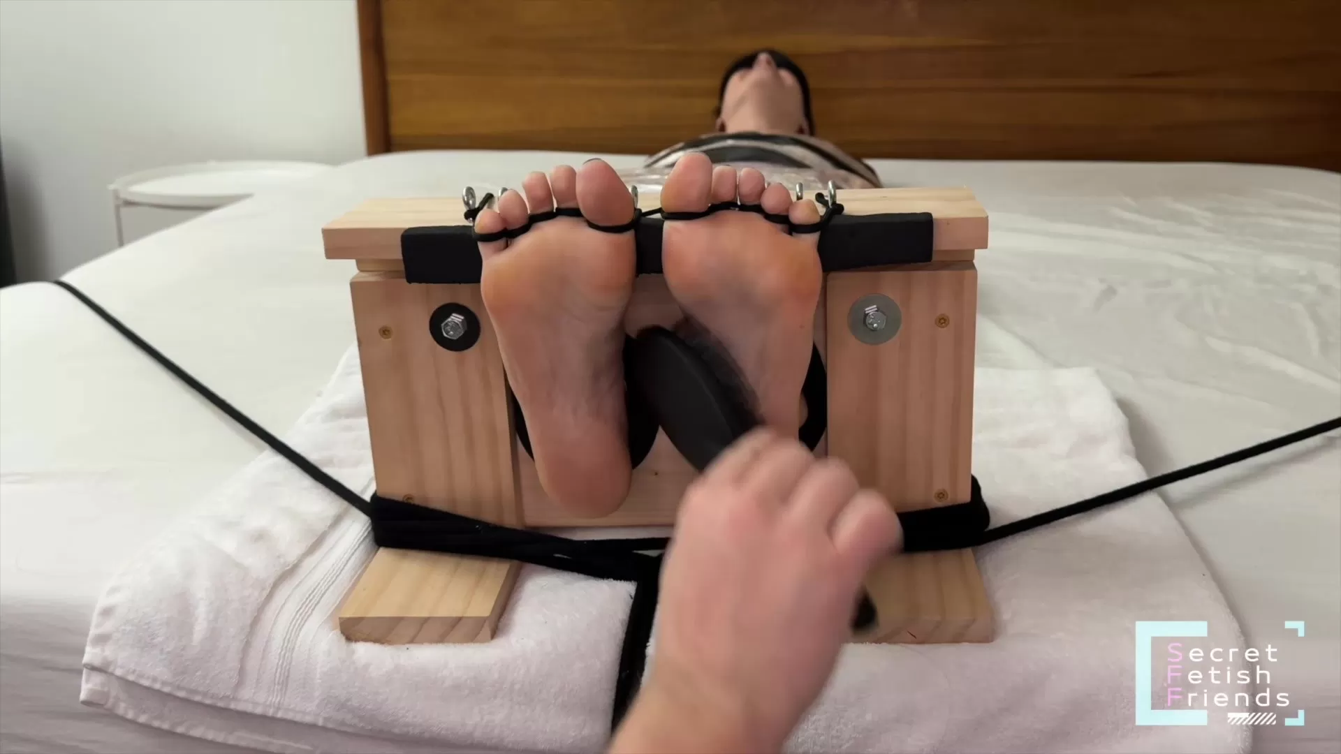 SecretFetishFriends – Alexis Endures Mummified Feet Tickling in Stocks.0006 - 0.webp