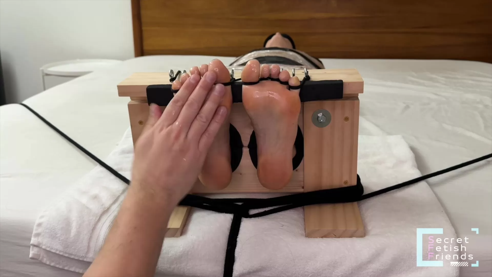 SecretFetishFriends – Alexis Endures Mummified Feet Tickling in Stocks.0008 - 0.webp