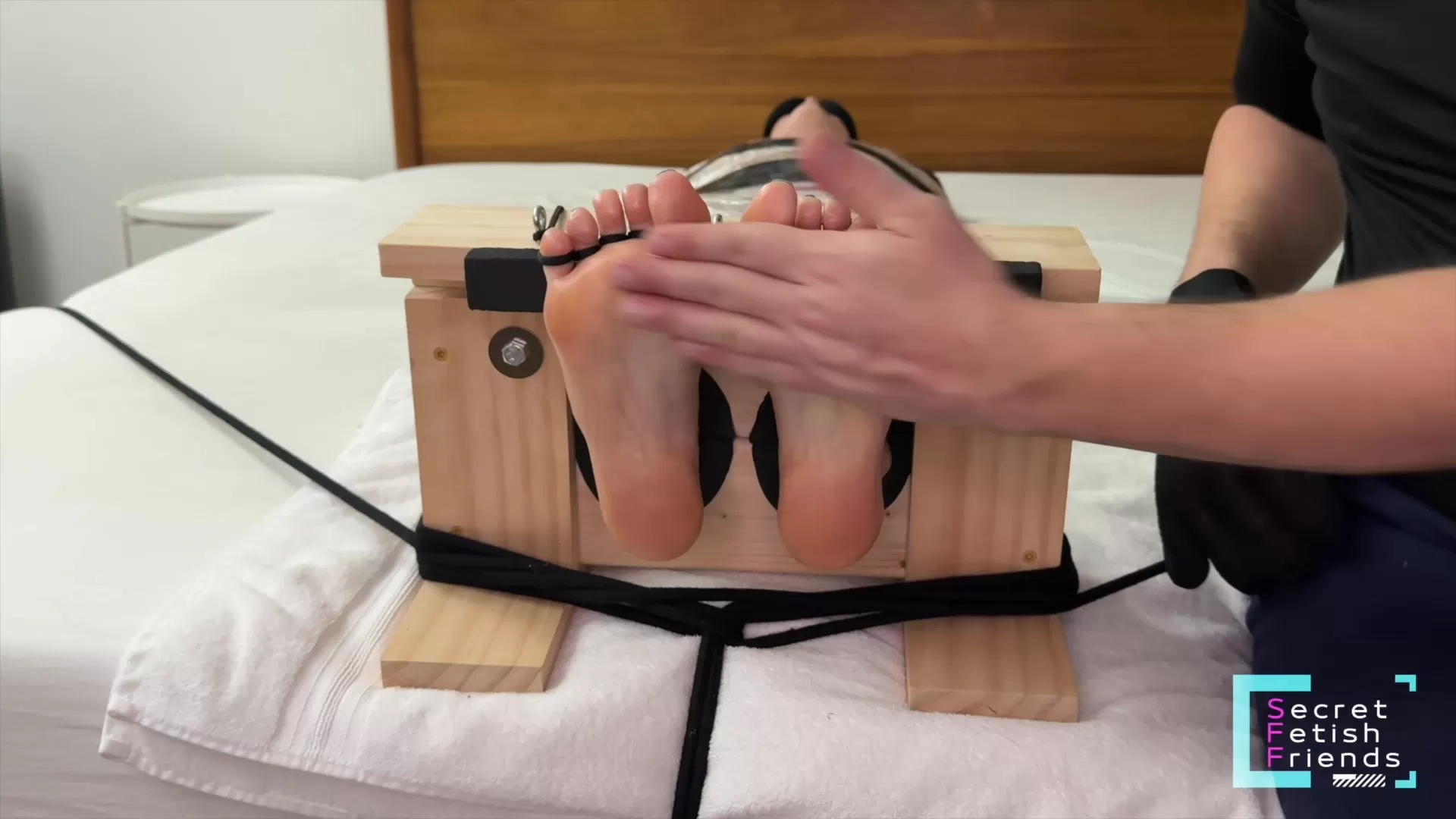 SecretFetishFriends – Alexis Endures Mummified Feet Tickling in Stocks.0012 - 0.webp