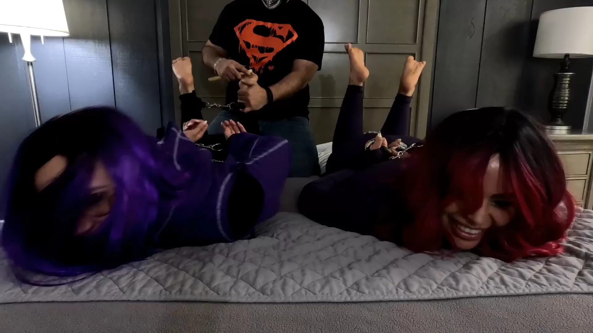 TicklePassion – Starfire and Raven from teen 18  titans tried to stop me today .webp