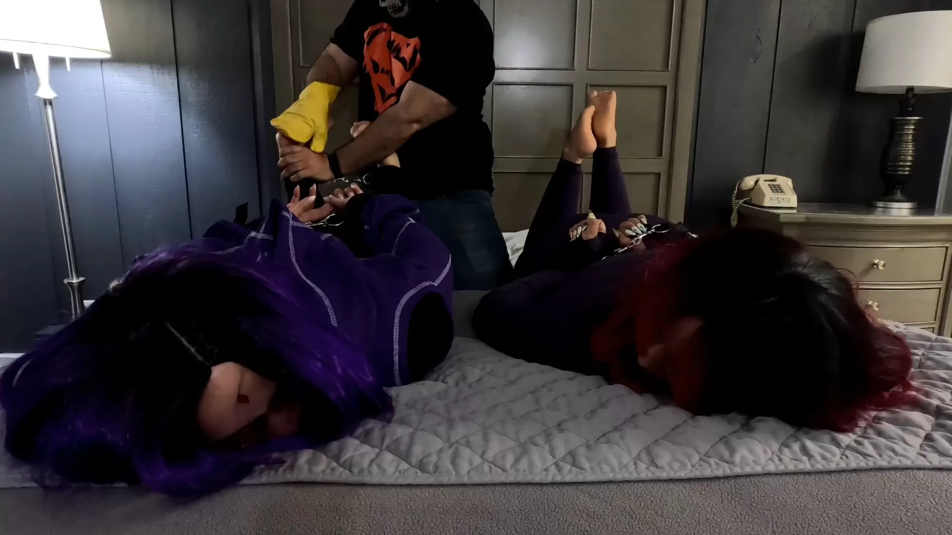 TicklePassion – Starfire and Raven from teen 18  titans tried to stop me today .webp