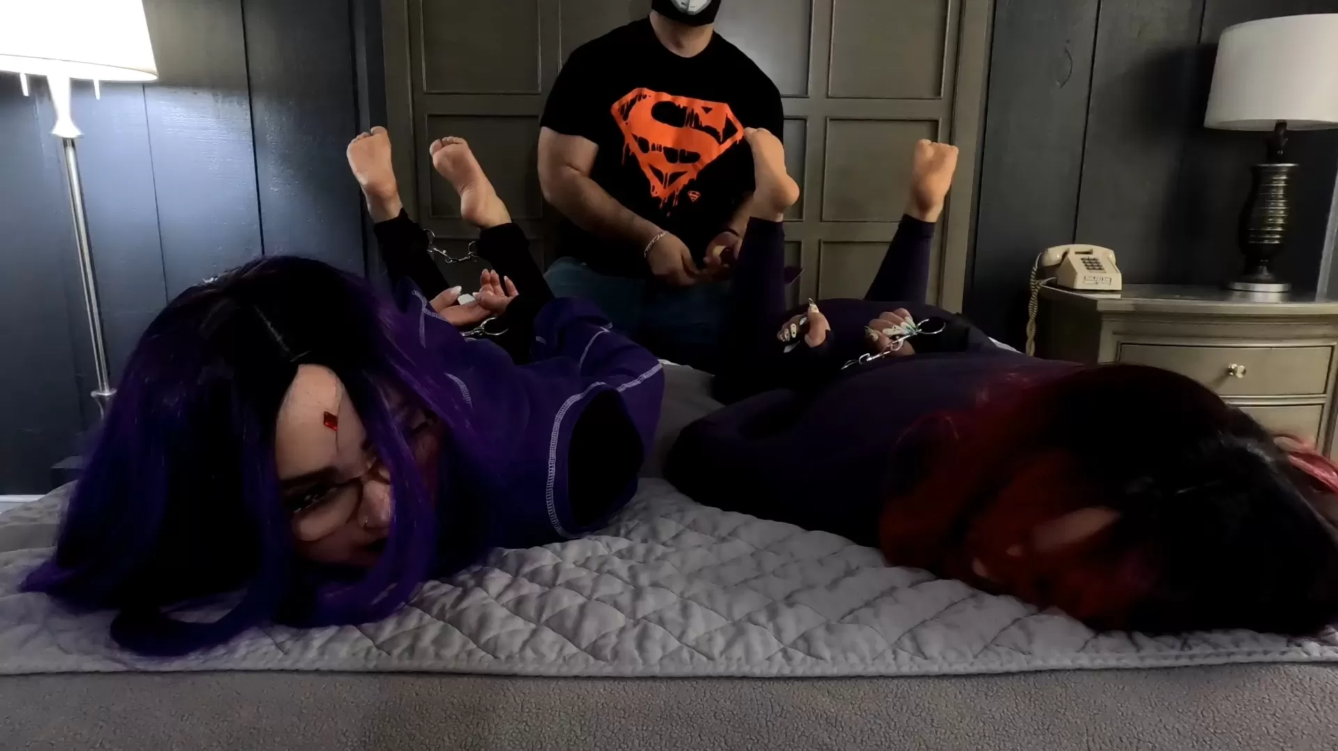 TicklePassion – Starfire and Raven from teen 18  titans tried to stop me today .webp