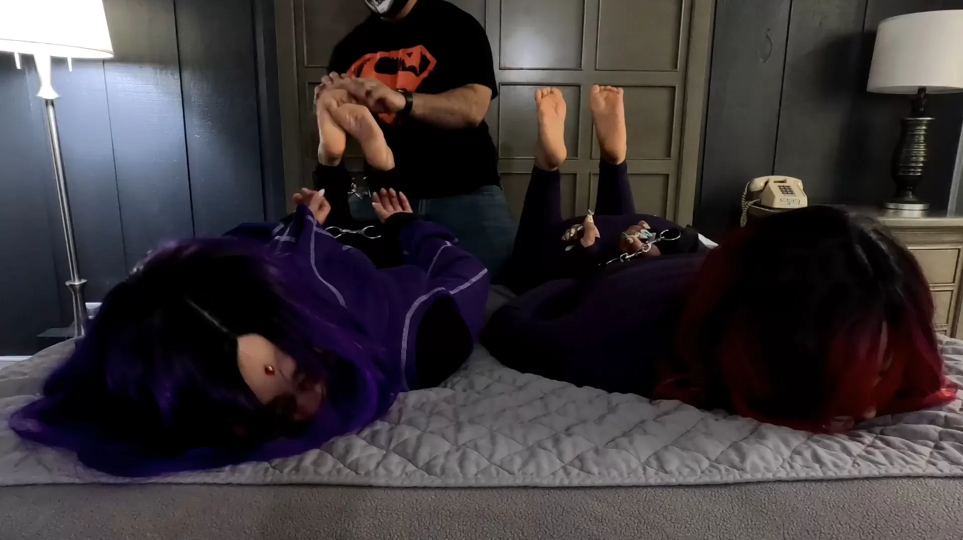 TicklePassion – Starfire and Raven from teen 18  titans tried to stop me today .webp