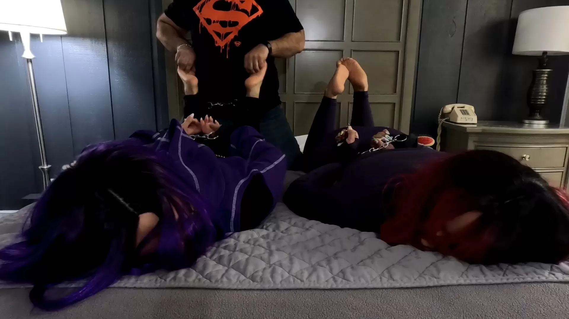 TicklePassion – Starfire and Raven from teen 18  titans tried to stop me today .webp