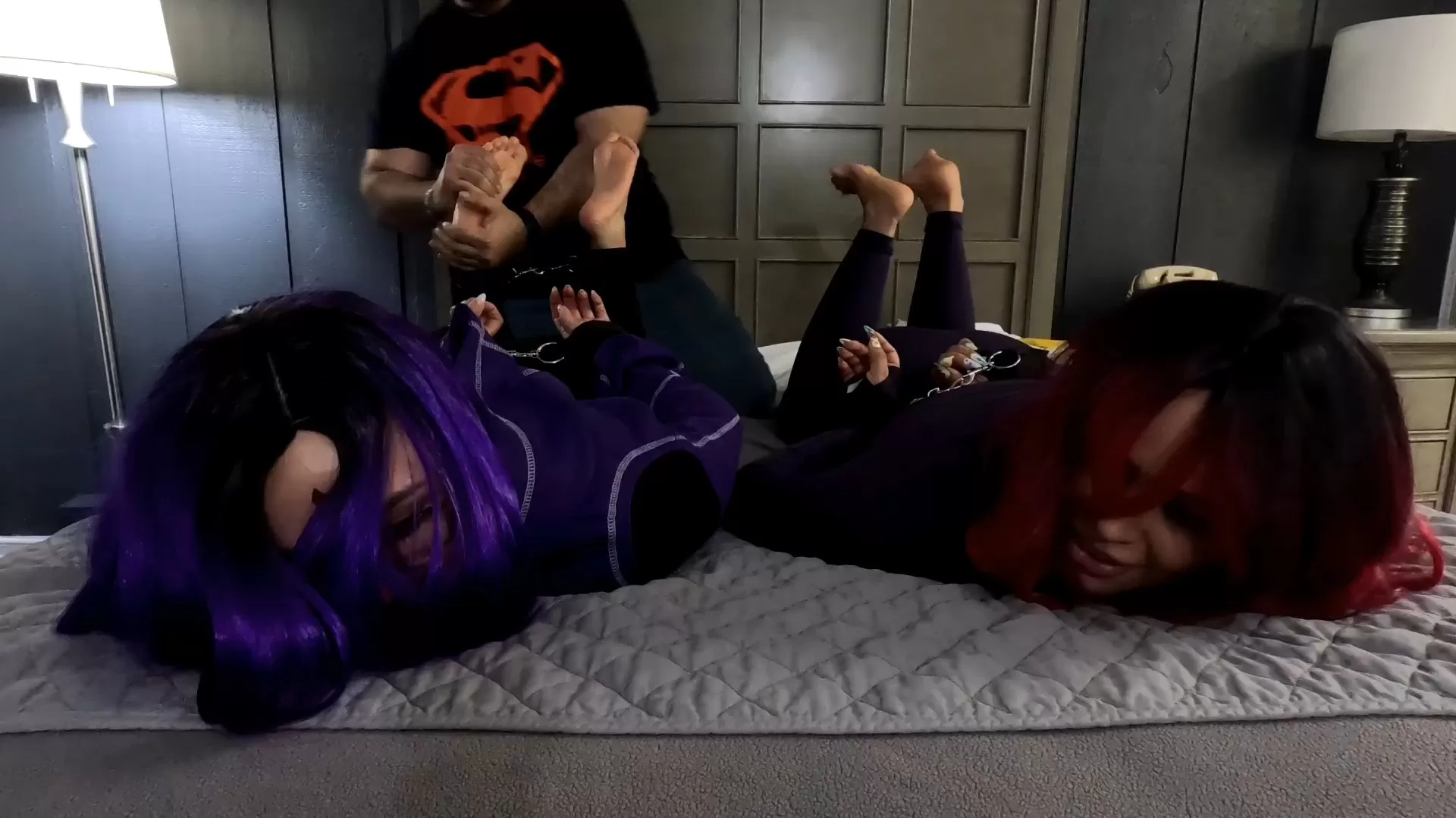 TicklePassion – Starfire and Raven from teen 18  titans tried to stop me today .webp