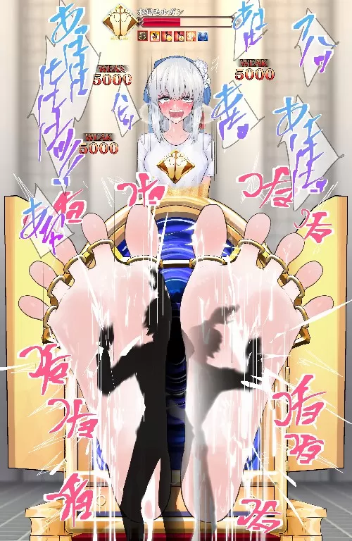 【skeb】巨足化トラップin水妃モルガンイチャこちょ(差分9枚)-5.webp